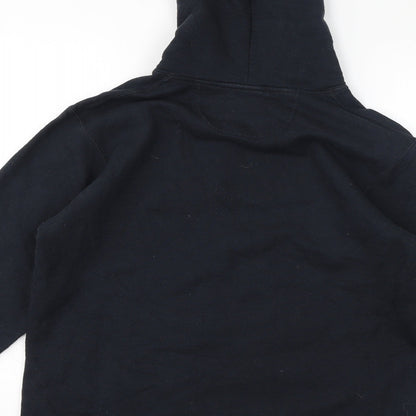 Fort Company Womens Black Cotton Pullover Hoodie Size M Pullover - Moon, Blossom