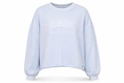 Womens UK Size XL Pull&Bear Blue Pullover Sweatshirt