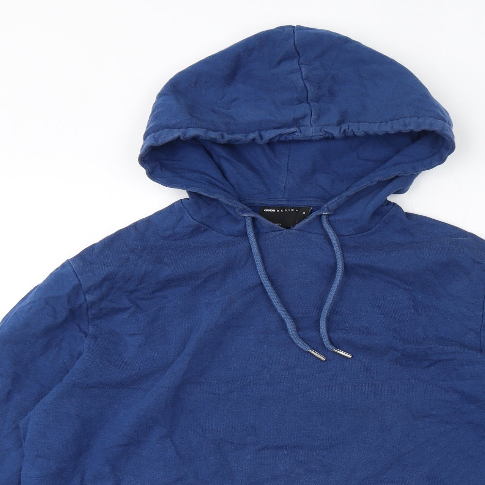 Womens UK Size M ASOS Blue Pullover Hoodie