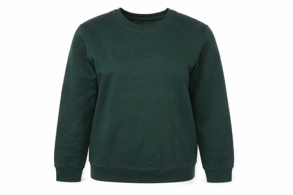 Womens UK Size S Bershka Green Pullover Sweatshirt