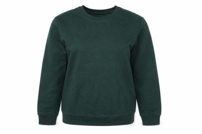 Womens UK Size S Bershka Green Pullover Sweatshirt