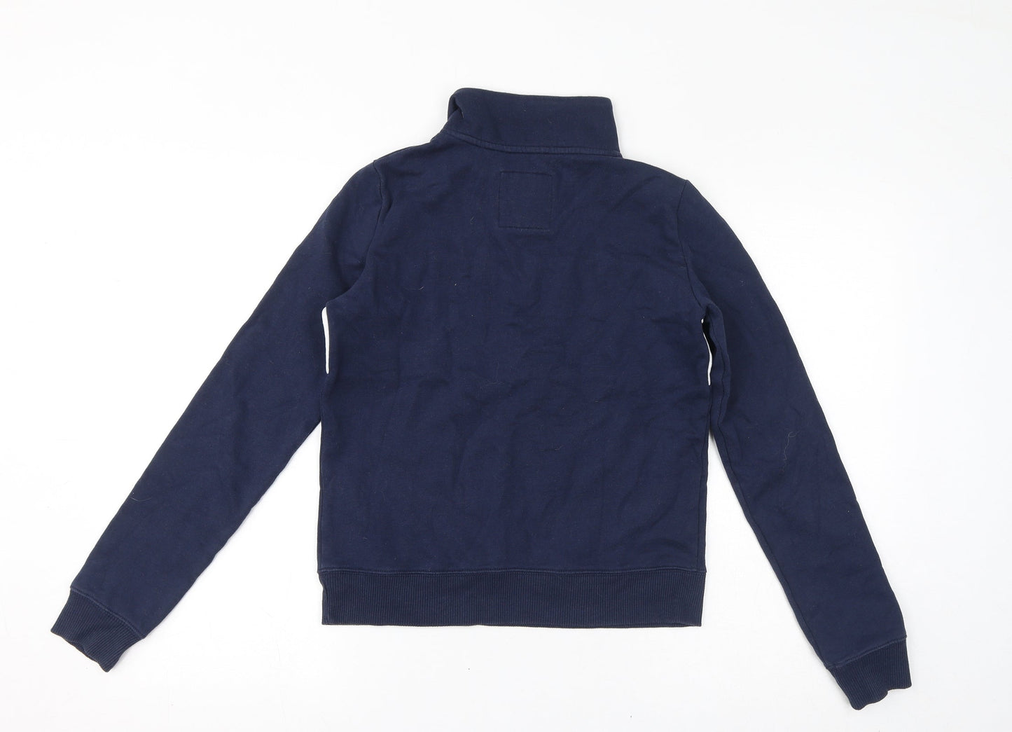 Hollister Womens Blue Cotton Pullover Sweatshirt Size XS Pullover - Hollister Embroidered