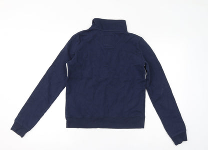 Hollister Womens Blue Cotton Pullover Sweatshirt Size XS Pullover - Hollister Embroidered