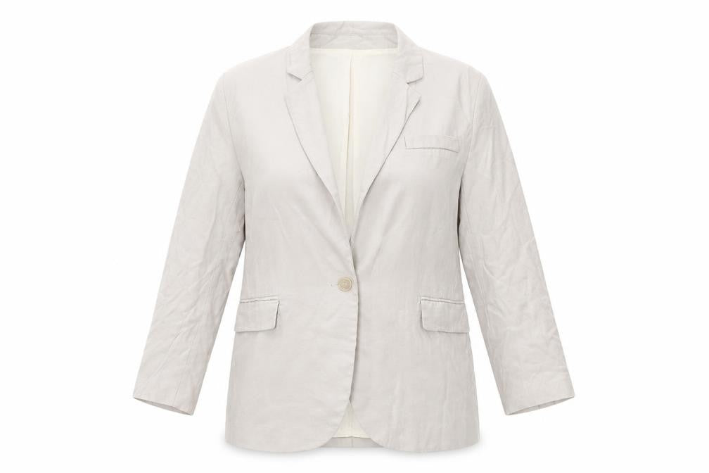 Womens UK Size M Zara Regular Ivory Blazer