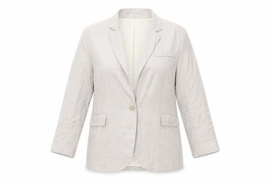 Womens UK Size M Zara Regular Ivory Blazer