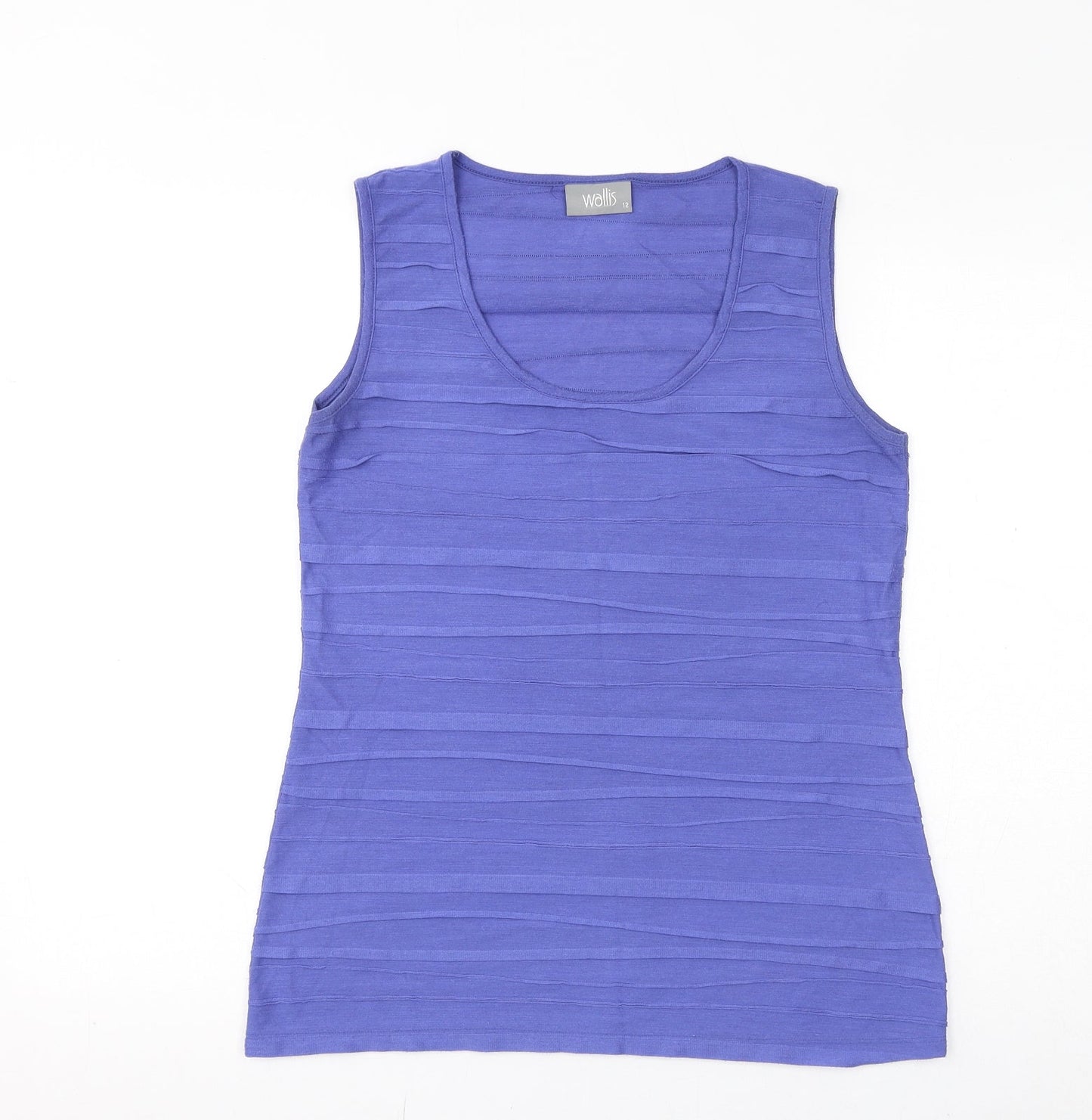 Womens UK Size 12 Wallis Purple Basic Tank