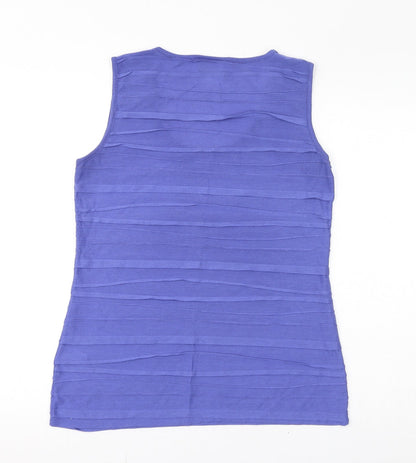 Womens UK Size 12 Wallis Purple Basic Tank