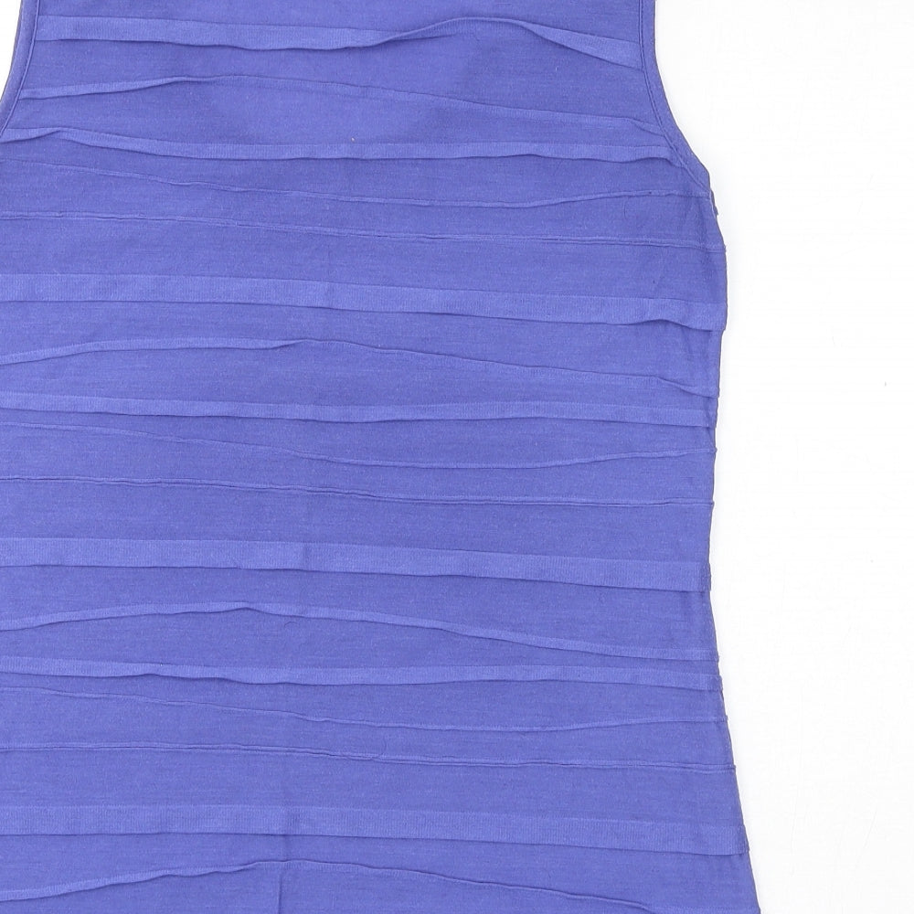 Womens UK Size 12 Wallis Purple Basic Tank