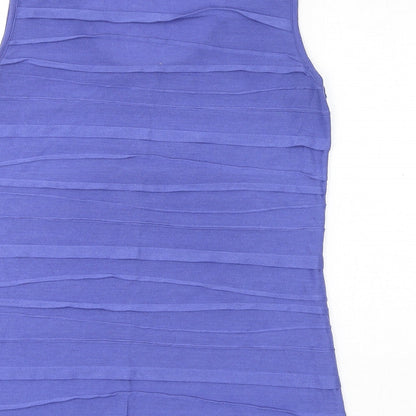 Womens UK Size 12 Wallis Purple Basic Tank