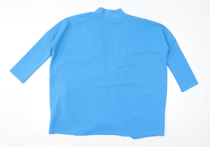 Womens UK Size 12 River Island Blue Cape Jumper