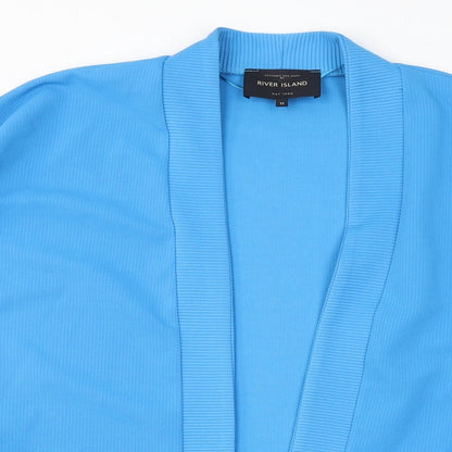 Womens UK Size 12 River Island Blue Cape Jumper