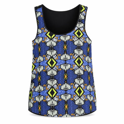 Womens UK Size 12 River Island Blue Basic Tank