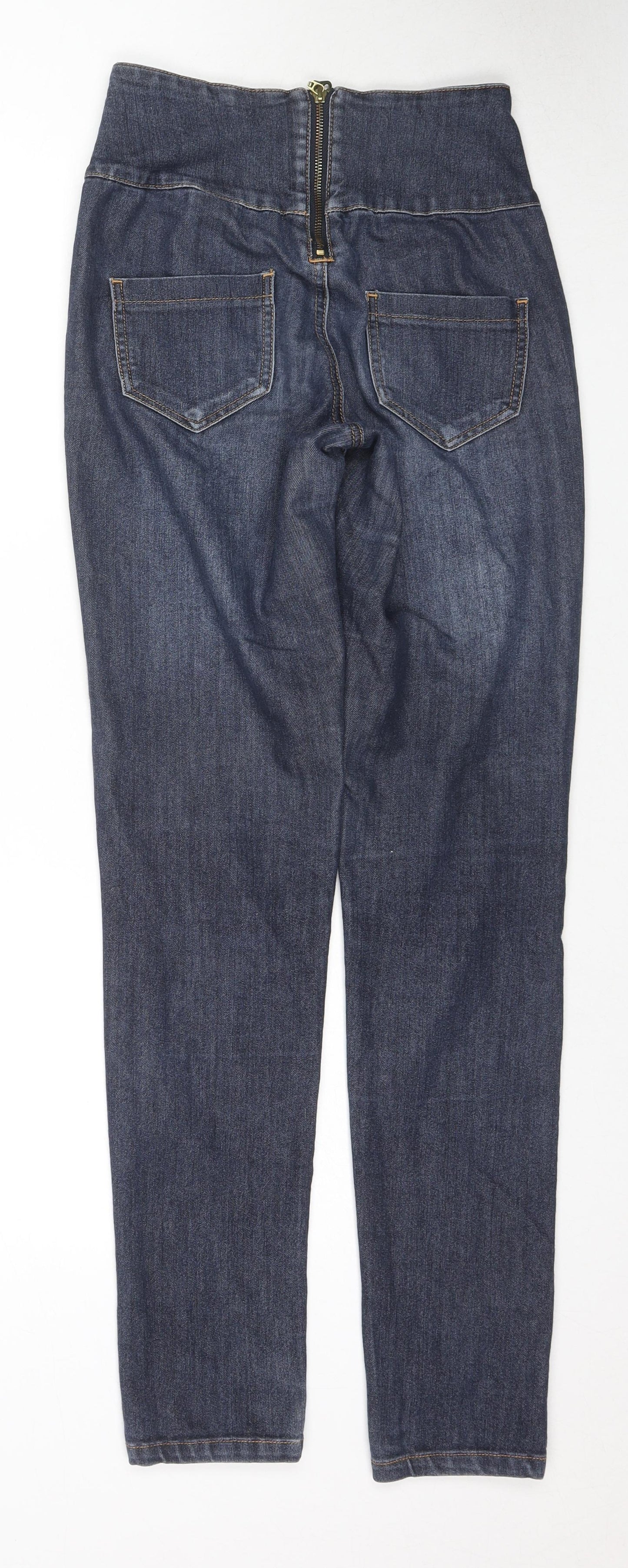 Womens UK Size XS Pieces Regular Fit Skinny Blue Jeans