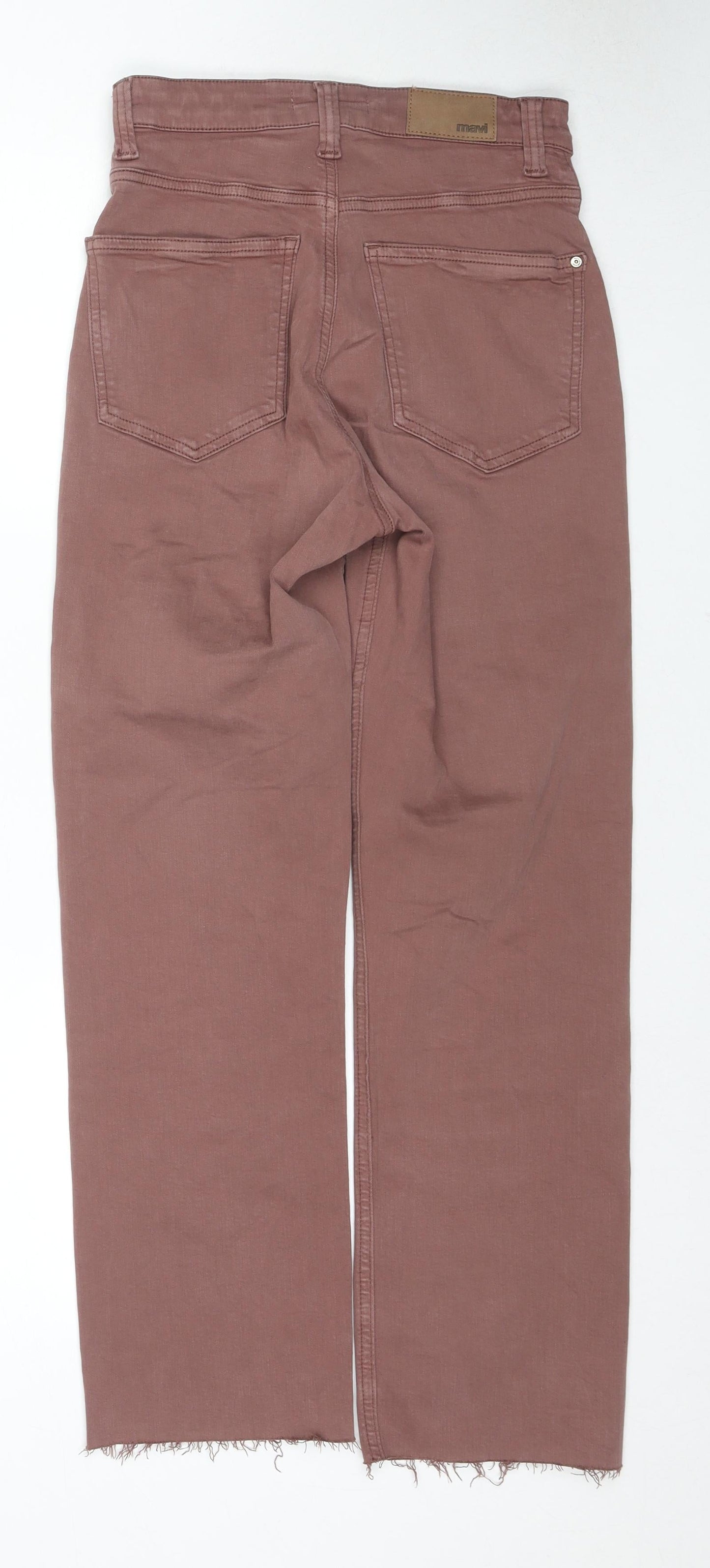 Womens UK Size 25 in Mavi Jeans Regular Fit Straight Brown Jeans