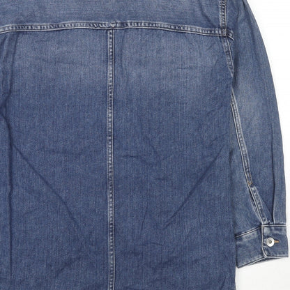 Mens UK Size S Marks and Spencer Blue Jacket