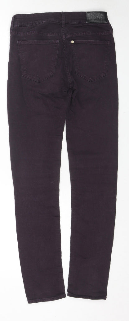 Womens UK Size 26 H&M Regular Fit Skinny Purple Jeans