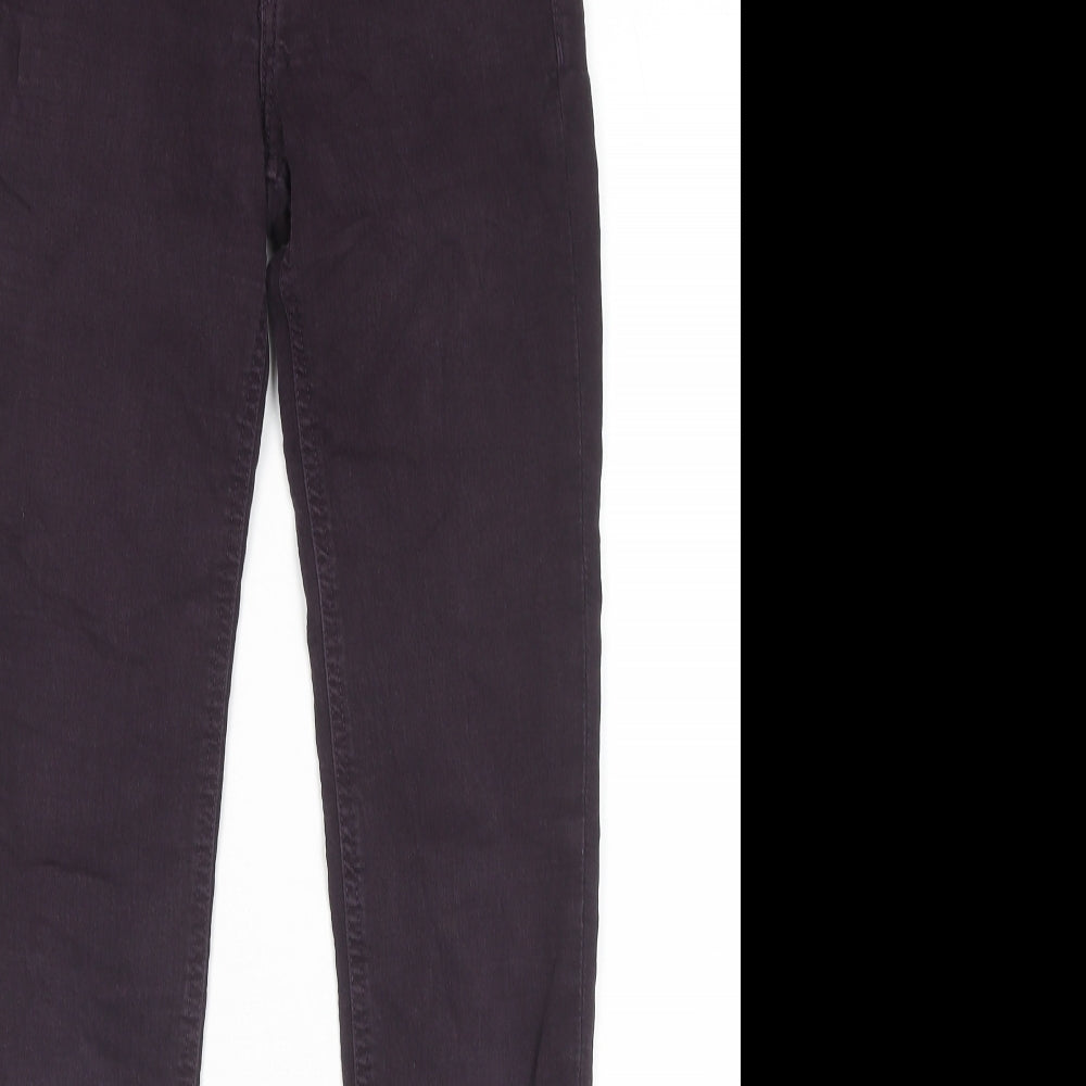 Womens UK Size 26 H&M Regular Fit Skinny Purple Jeans