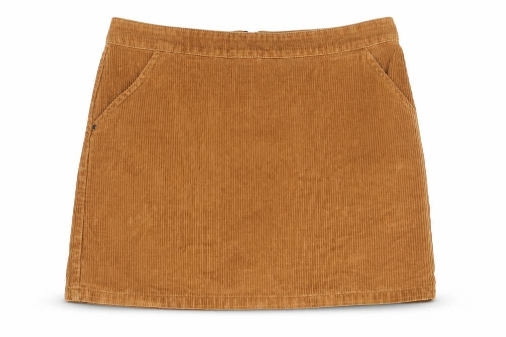 Dorothy Perkins Womens Beige Cotton A-Line Skirt Size 10 Zip