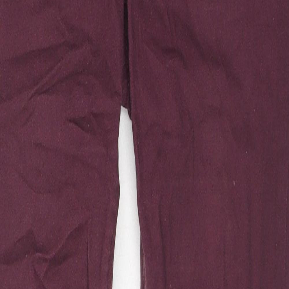 Womens UK Size 8 Love Label Regular Fit Skinny Red Jeans
