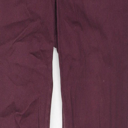 Womens UK Size 8 Love Label Regular Fit Skinny Red Jeans