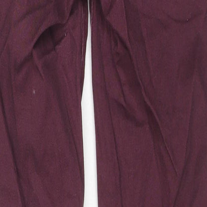 Womens UK Size 8 Love Label Regular Fit Skinny Red Jeans