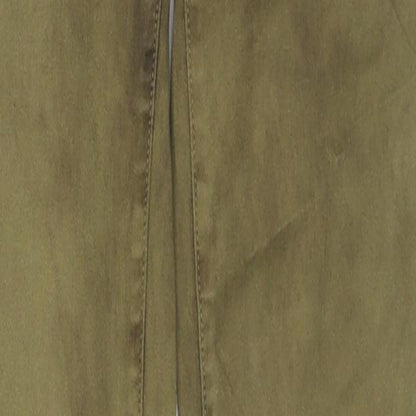 7 For All Mankind Womens Green Cotton Skinny Jeans Size 25 in L30 in Regular Zip