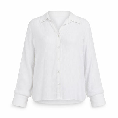 Womens UK Size 16 Wallis White Basic Button-Up