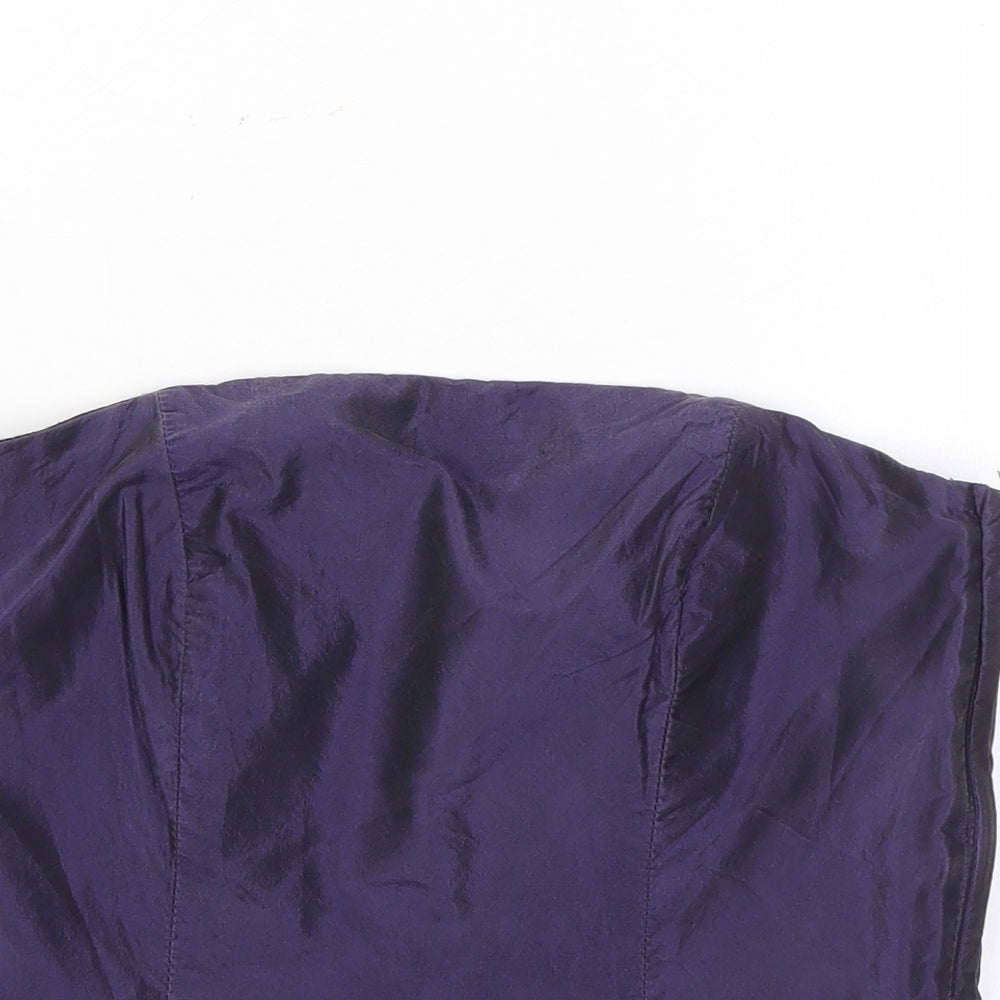 Womens UK Size 10 Monsoon Purple Basic Blouse