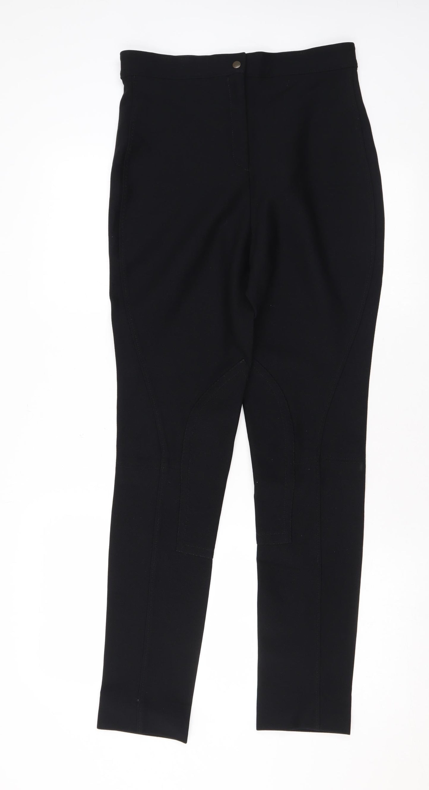 Trekkers Womens Black Nylon Trousers Size 30 L29 in Regular Zip - Jodhpurs, Horseriding