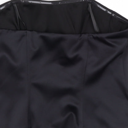 Marks and Spencer Womens Black Polyester Basic Blouse Size 14 Off the Shoulder