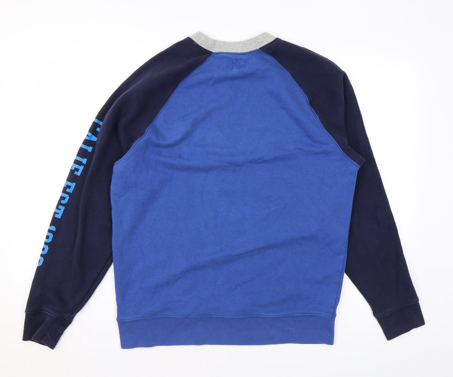 Mens UK Size S Gap Blue Pullover Sweatshirt