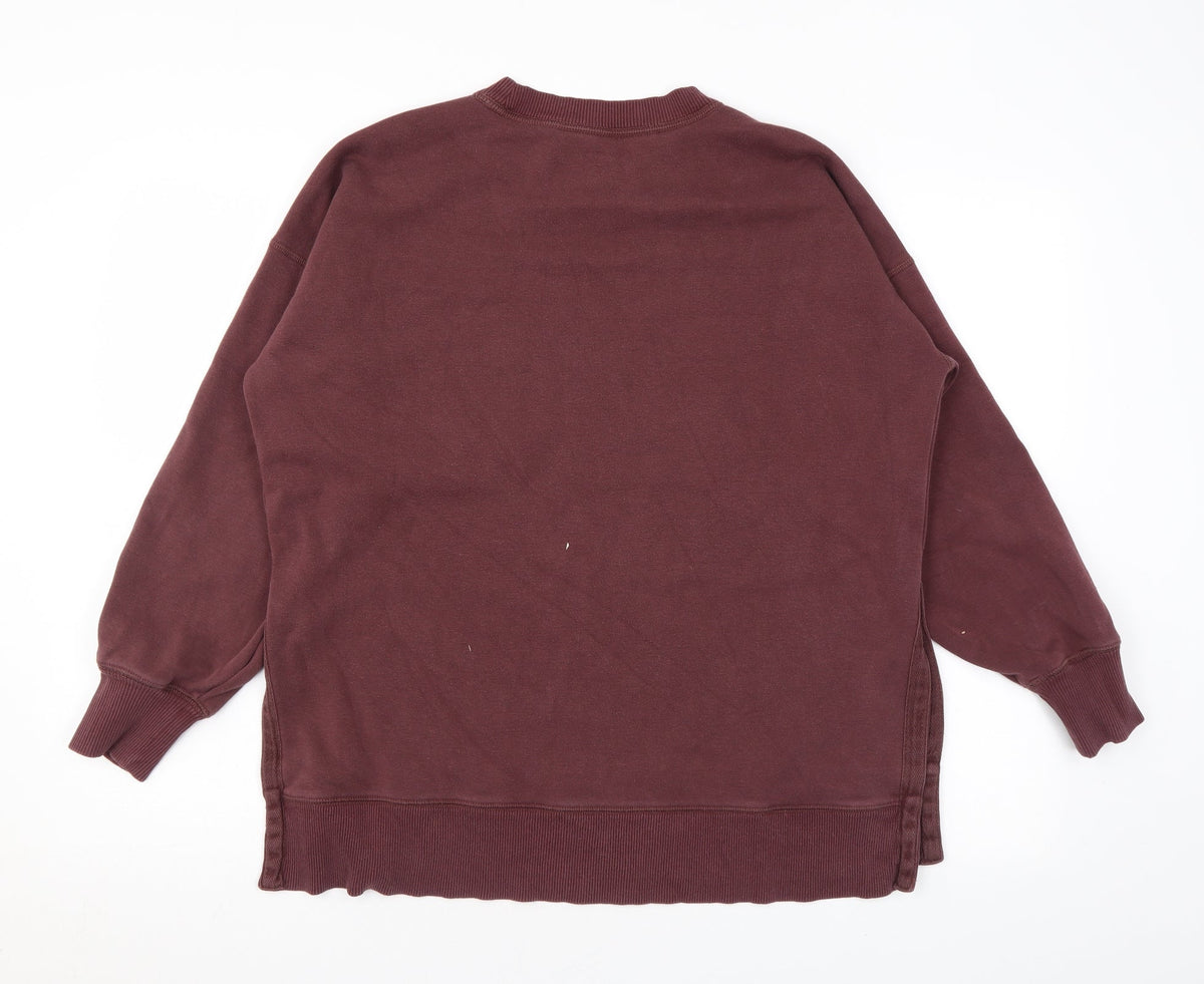 Aerie Mens Purple Polyester Pullover Sweatshirt Size XS