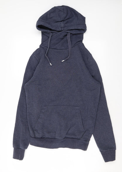 Mens UK Size XS Divided by H&M Blue Pullover Hoodie