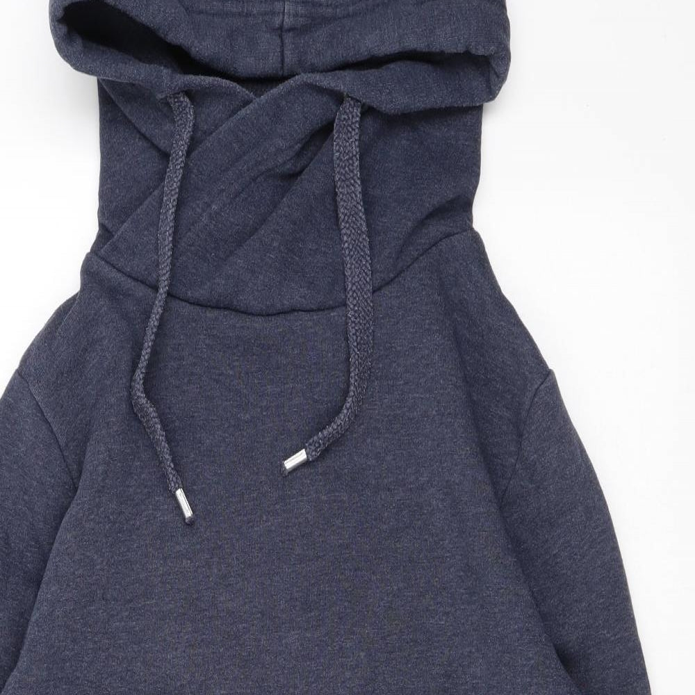 Mens UK Size XS Divided by H&M Blue Pullover Hoodie