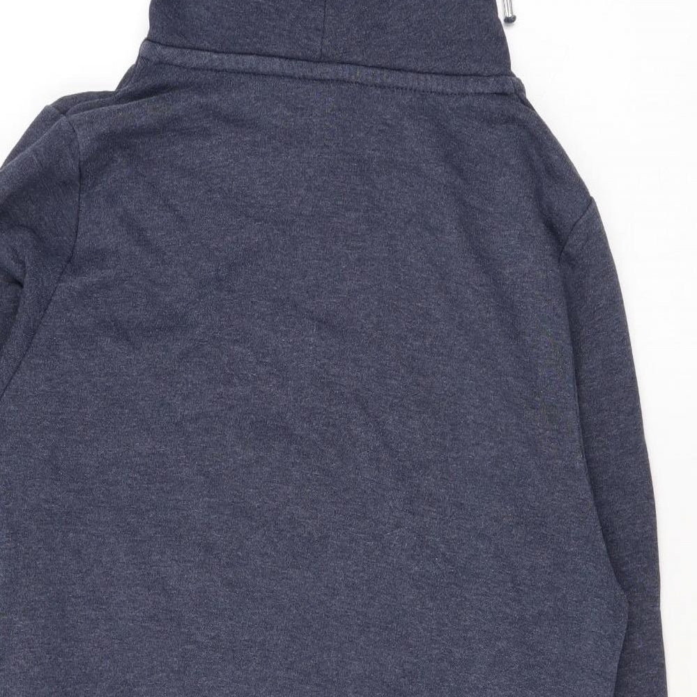 Mens UK Size XS Divided by H&M Blue Pullover Hoodie