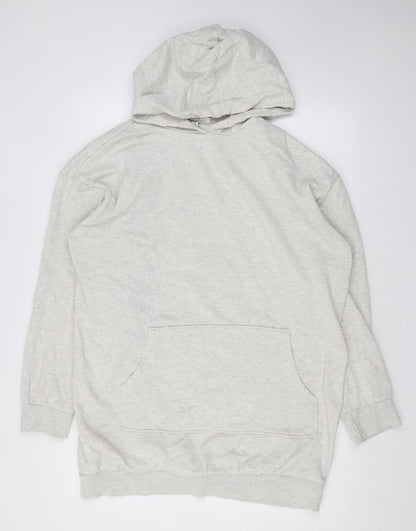 Mens UK Size M Divided by H&M Beige Pullover Hoodie