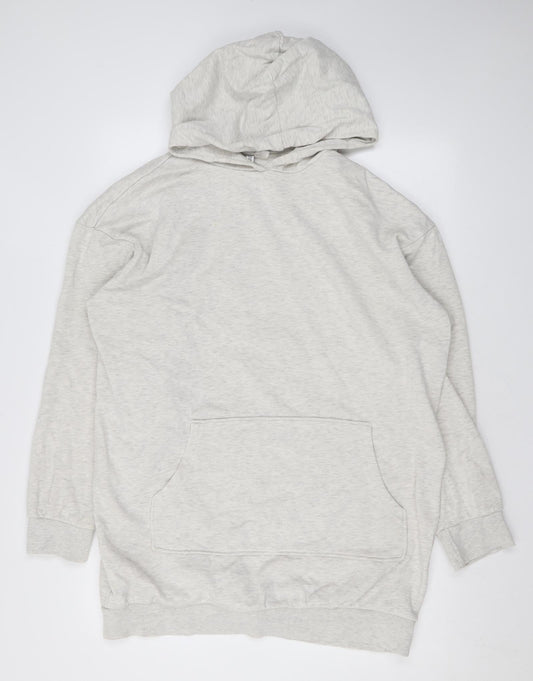 Mens UK Size M Divided by H&M Beige Pullover Hoodie