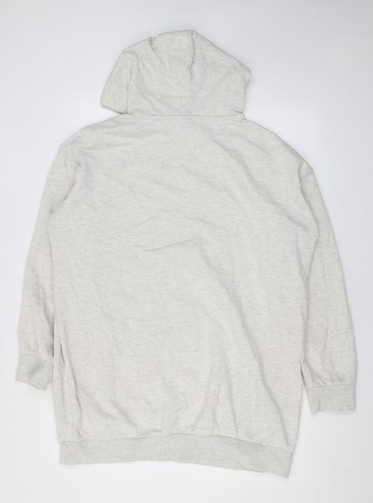 Mens UK Size M Divided by H&M Beige Pullover Hoodie
