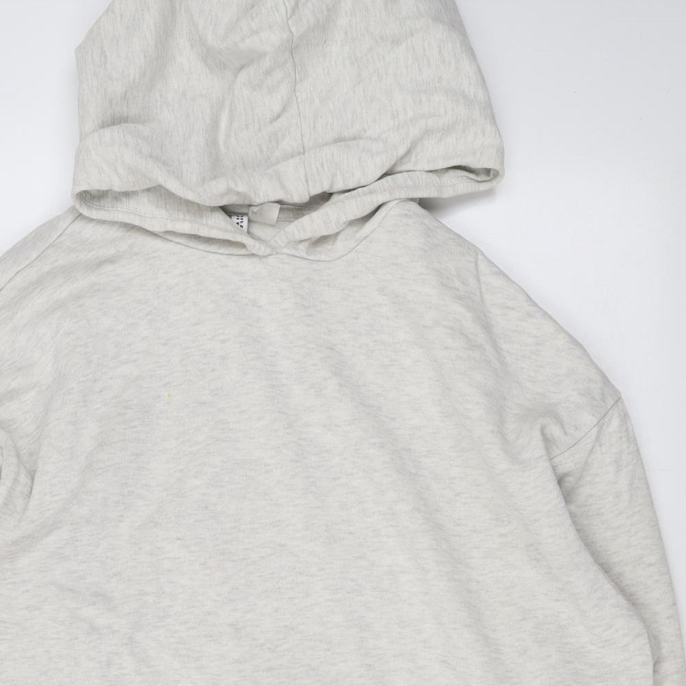 Mens UK Size M Divided by H&M Beige Pullover Hoodie