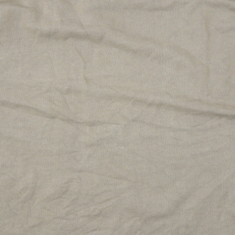 Zara Mens Green Cotton Pullover Sweatshirt Size S - Distressed