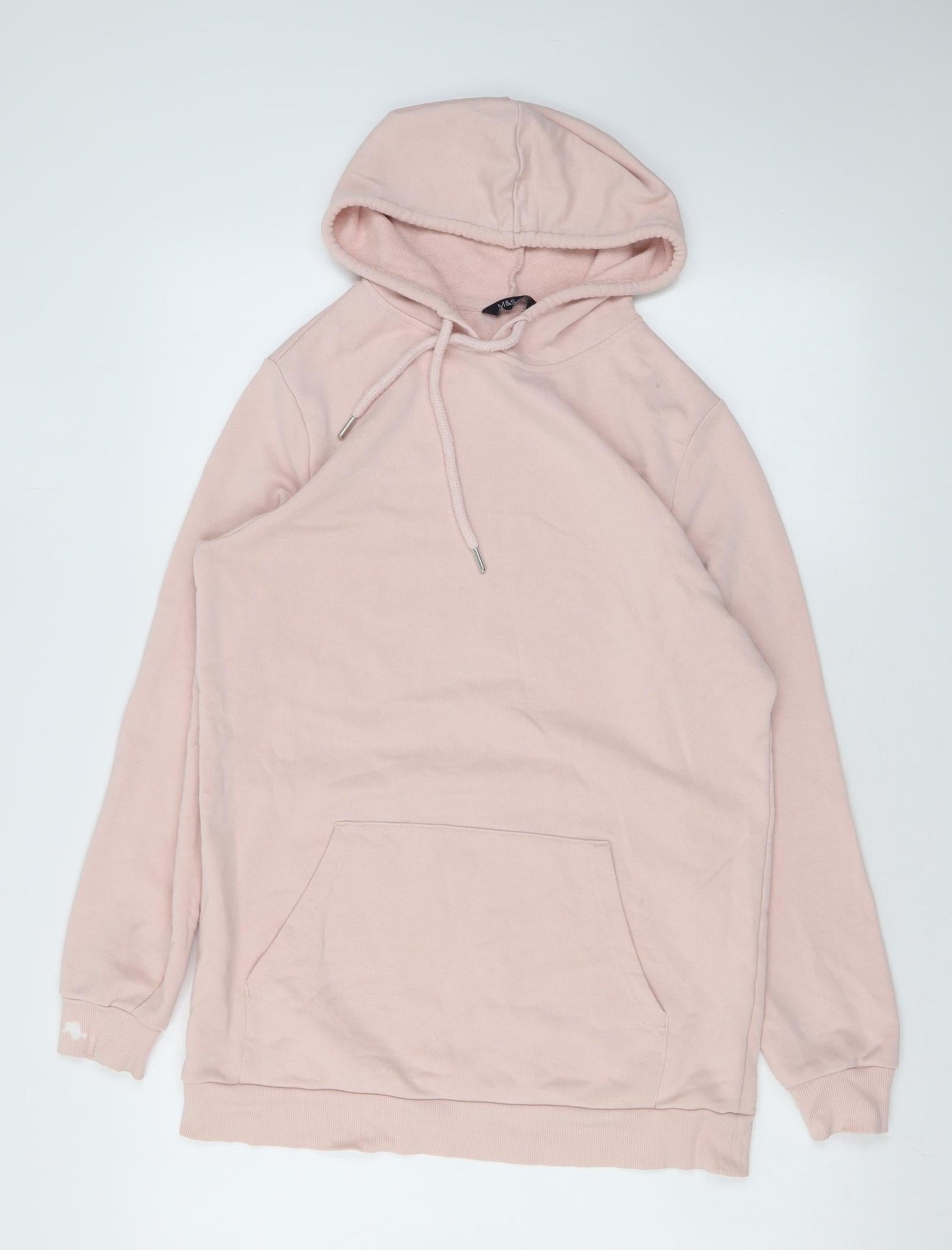 Womens UK Size 10 Marks and Spencer Pink Pullover Hoodie