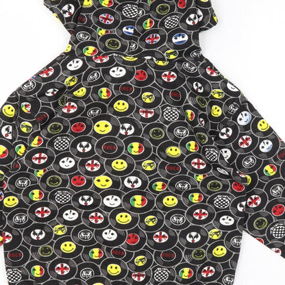 Bubble Boys Multicoloured Geometric Polyester Full Zip Hoodie Size 6 Years Zip