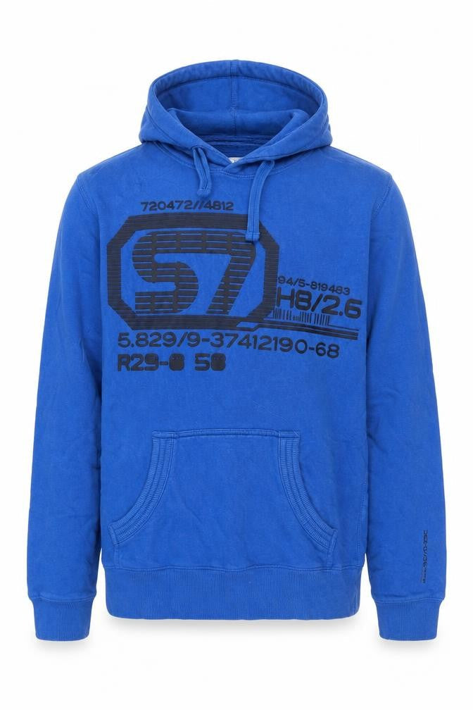 Mens UK Size S Burton Blue Pullover Hoodie
