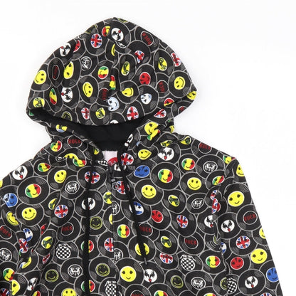 Bubble Boys Multicoloured Geometric Polyester Full Zip Hoodie Size 6 Years Zip
