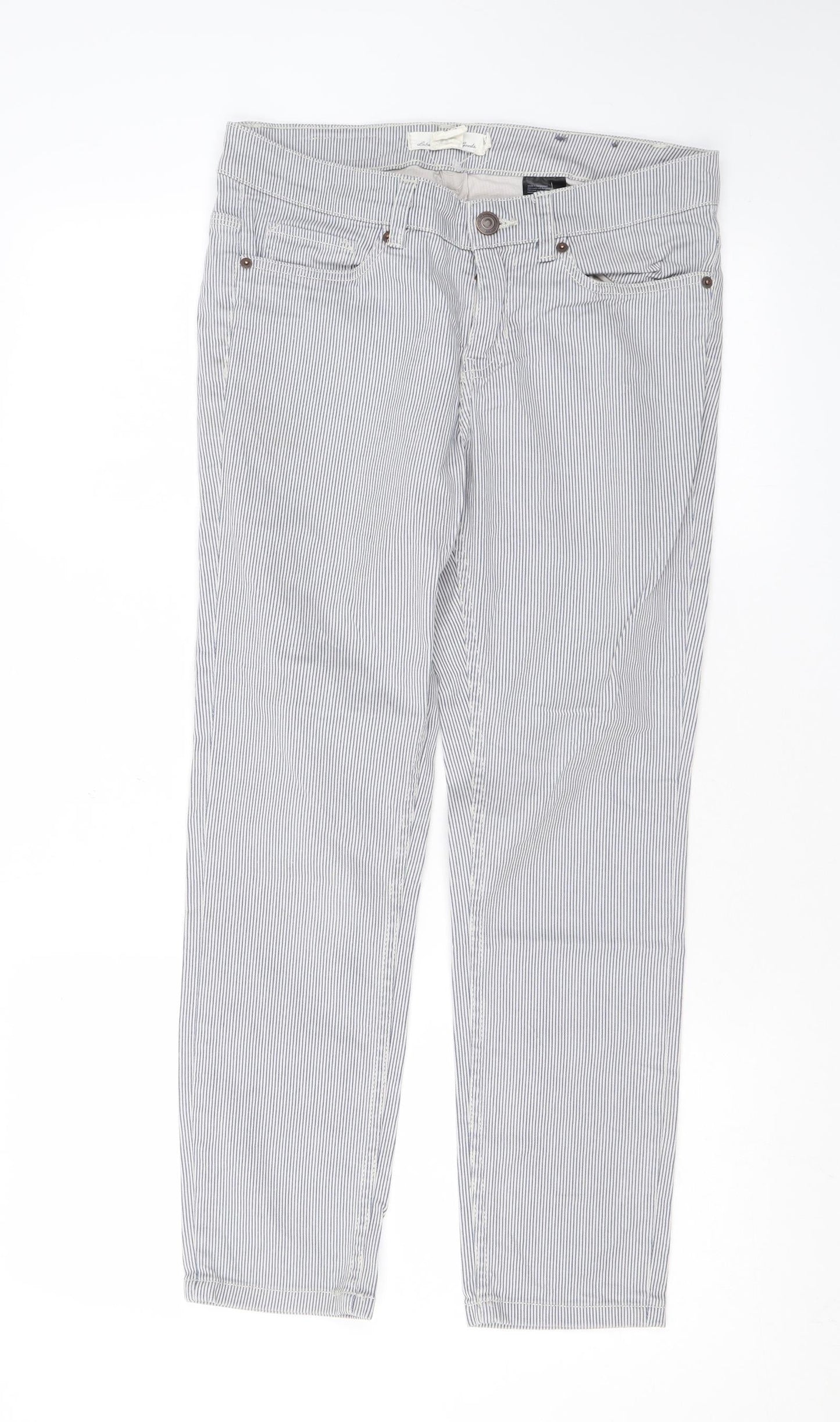 Womens UK Size 10 H&M Regular Fit Straight Blue Jeans