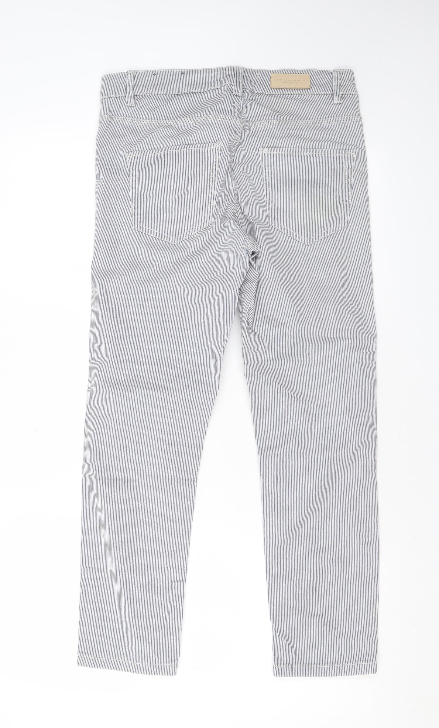 Womens UK Size 10 H&M Regular Fit Straight Blue Jeans