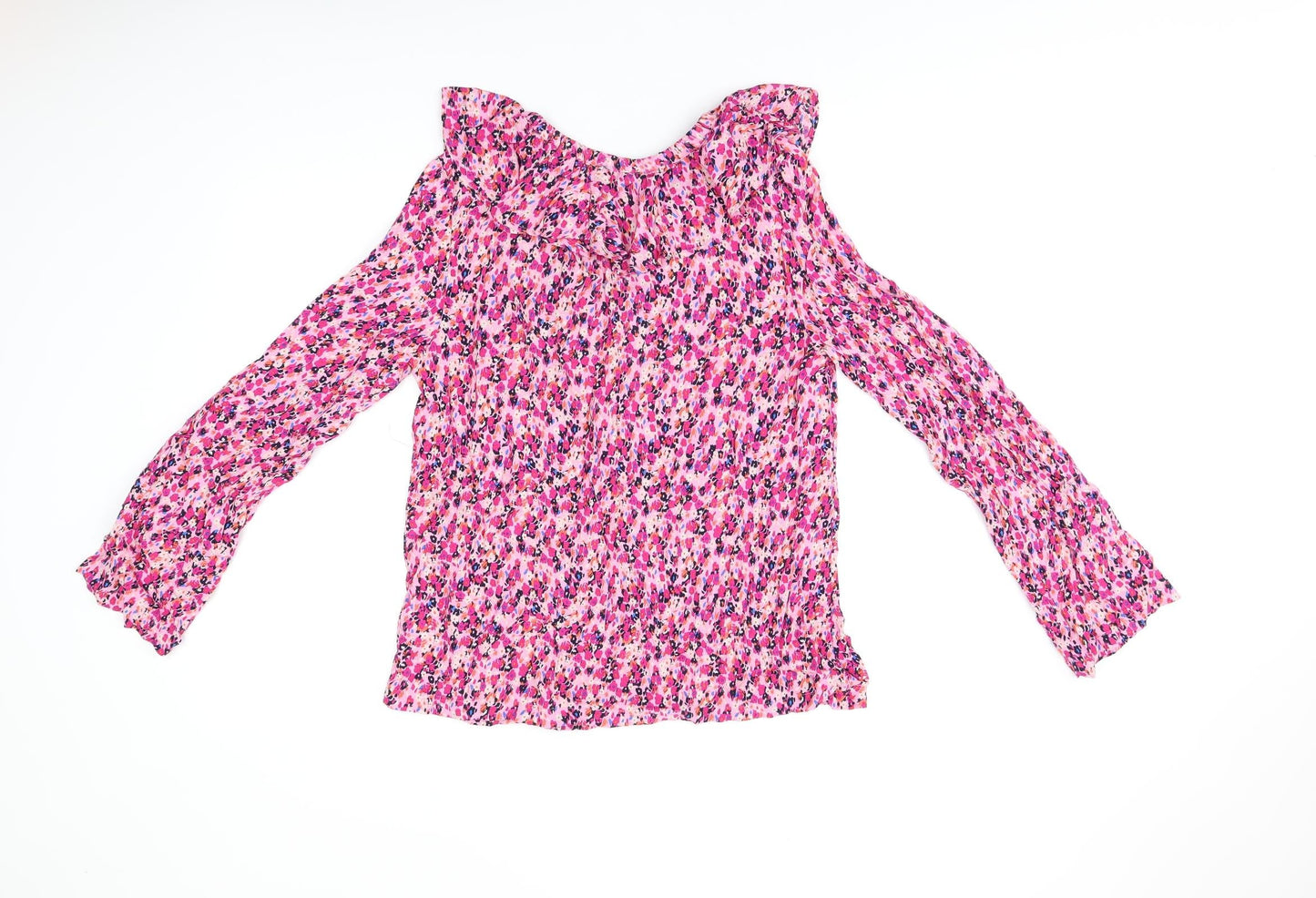 Womens UK Size 8 Marks and Spencer Pink Basic T-Shirt