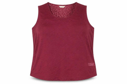 Anthology Womens Red Polyester Basic Tank Size 18 Scoop Neck