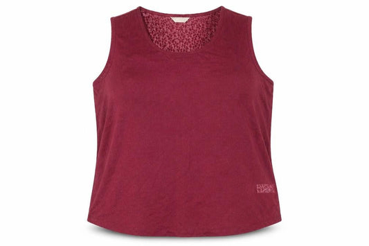 Anthology Womens Red Polyester Basic Tank Size 18 Scoop Neck