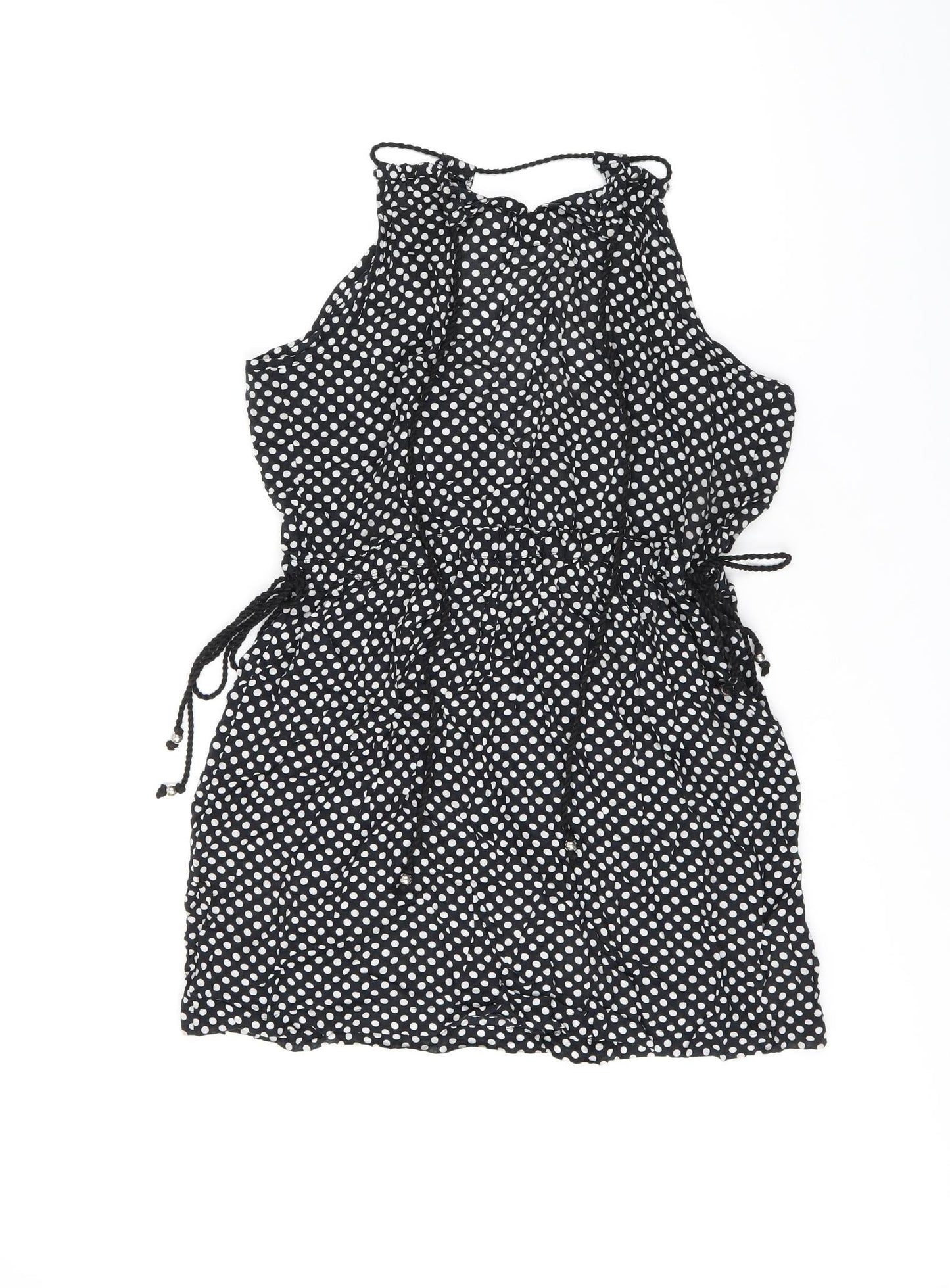 NEXT Womens Black Polka Dot Modal Cover Up Size 6